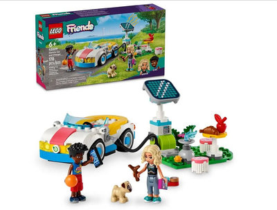 LEGO 42609 電動汽車和充電器 FRIENDS好朋友系列 樂高公司貨 永和小人國玩具店 104A