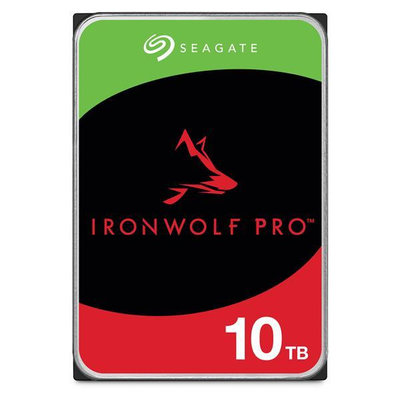 Seagate 那嘶狼 IronWolf Pro 10TB 3.5吋 NAS專用硬碟(ST10000NT001)【風和資訊】