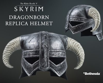 The Elder Scrolls V: Skyrim 上古卷軸 5：無界天際 龍裔頭盔 復刻版~請詢問價格/庫存