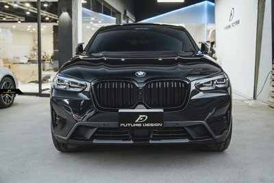 【政銓企業有限公司】BMW G01 X3 G02 X4 LCI 小改款 專用 雙線亮黑 水箱罩 亮黑鼻頭 現貨 免費安裝