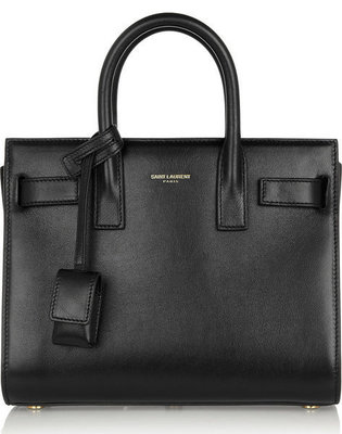 100%正品 YSL Saint Laurent 340778 SAC DU JOUR Mini Tote 迷你 托特肩背包 黑色