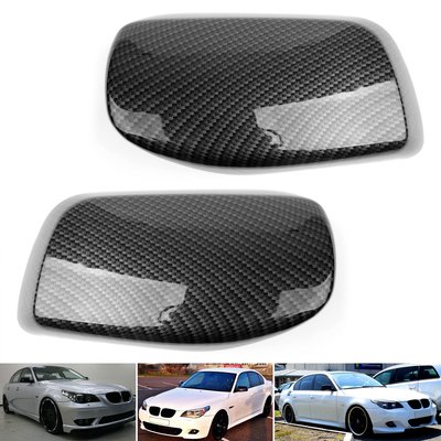 BMW E60碳纖維(水轉印)後視鏡蓋2004-2007-極限超快感