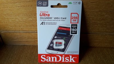 SanDisk Ultra 256GB MicroSDXC UHS-I A1/全新品