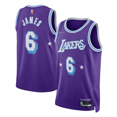 【現貨優惠】Nike LeBron James 75週年 湖人 Lakers City Edition 城市版 球衣