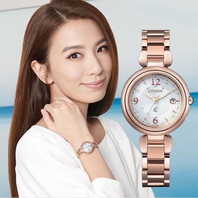 【時光鐘錶公司】CITIZEN 星辰 ES9468-51A XC 廣告款鈦金屬光動能電波 女錶 電波錶