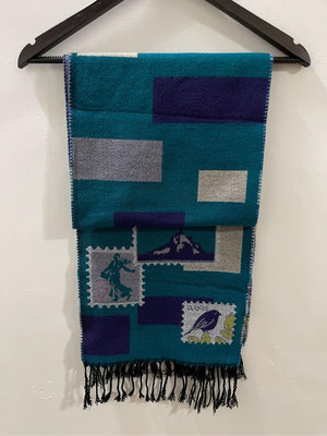 日本Lachique 法國製獨特風格圍巾