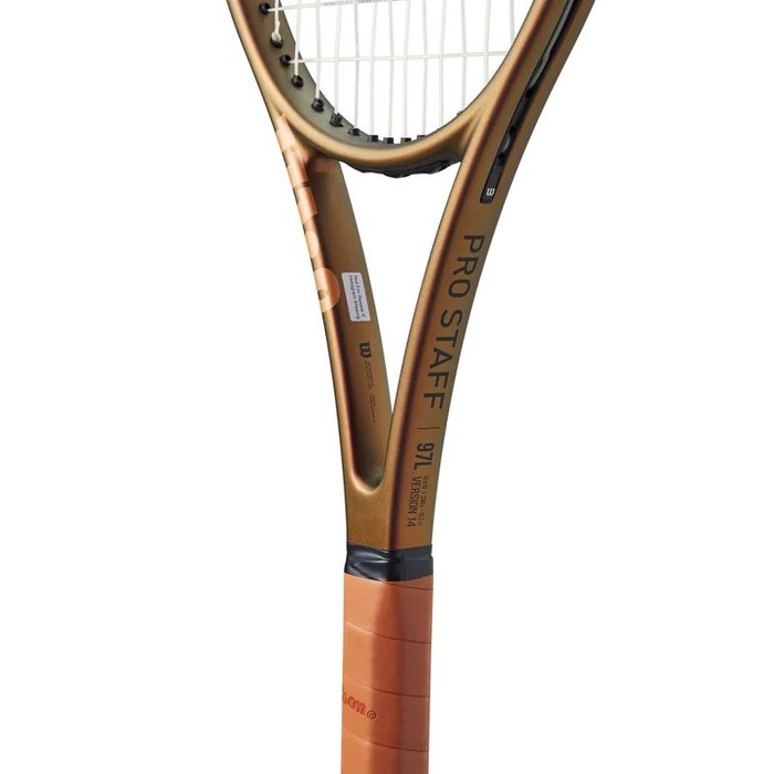 【曼森體育】Wilson Pro Staff 97L V14 網球拍 290g 傳奇金色版