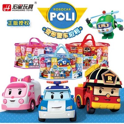 ￼【POLI】正版授權 波力袋裝積木 安寶 羅伊 益智玩具 大塊積木 兒童玩具 優惠350