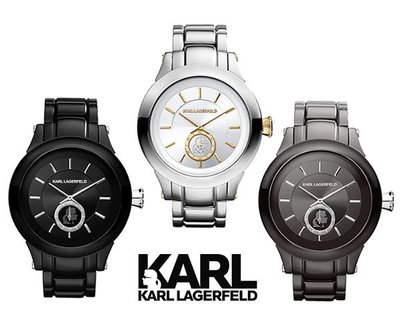 KARL LAGERFELD 卡爾·拉格斐 Karl Chain 44MM 手錶 腕錶 中性錶｜100%全新真品｜特價!