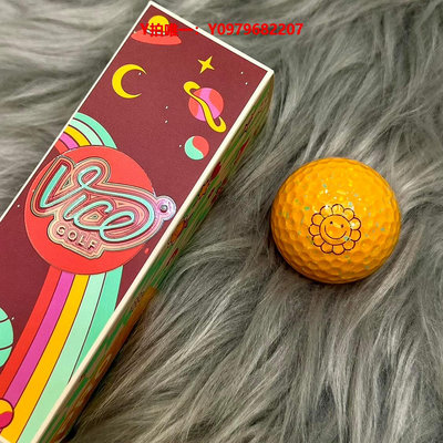 高爾夫球原裝進口Vice Golf限量版高爾夫球彩色繽紛糖果色全新新球