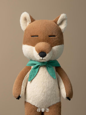 【新品】問童子 藏狐玩偶 毛絨玩具安撫玩偶公仔娃娃禮物掛件