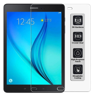 SAMSUNG 適用於三星 Galaxy Tab A 9.7 SM-P550 P555 帶筆全新透明鋼化玻璃保護膜屏幕