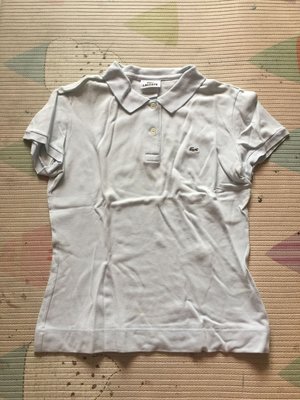 Lacoste淺藍色短袖POLO衫尺寸S