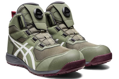 勞工 日本 亞瑟士 ASICS 安全鞋 CP214 TS BOA 綠 旋鈕調整 輕量化 工作鞋 防護鞋 防滑 透氣
