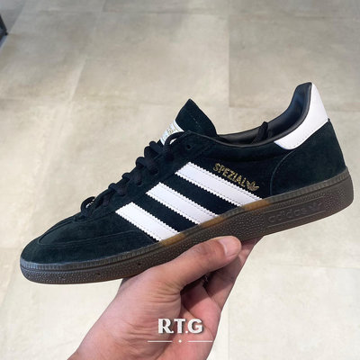 ADIDAS OG HANDBALL SPEZIAL 黑色 T頭鞋 復古 麂皮 膠底 經典 男女 DB3021