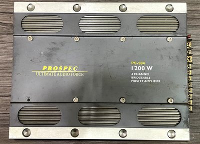 2手良品 PROSPEC 1200W 擴大機 4聲道 便宜賣 功能正常