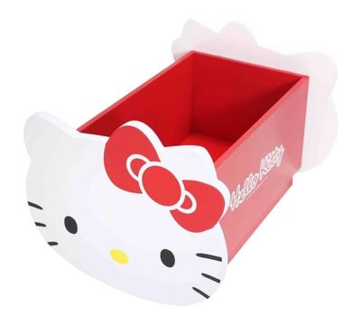 三麗鷗HELLO KITTY凱蒂貓大頭款置物盒 收納盒 桌上盒 小物盒