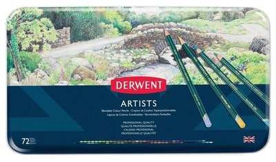 板橋酷酷姐美術 英國達爾文Derwent色鉛筆72色！油性色鉛筆！