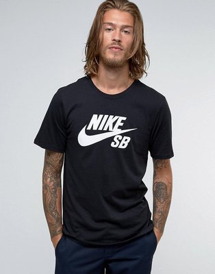 Nike SB Logo T-Shirt 黑色 運動 快乾 Dry-Fit 系列 現貨 M