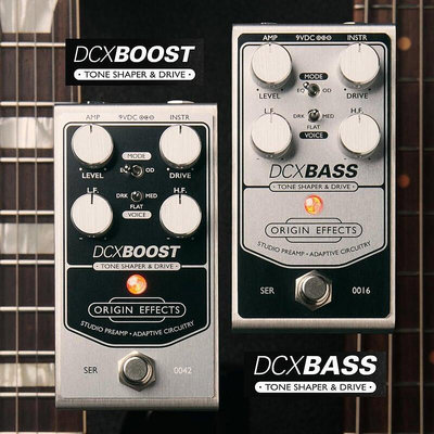 眾誠優品 Origin Effects DCX BOOST BASS 激勵過載貝斯吉他前級單塊效果器 YQ718