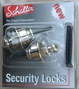 【金聲樂器】全新德國原廠 Schaller 安全背帶扣 電鍍表面