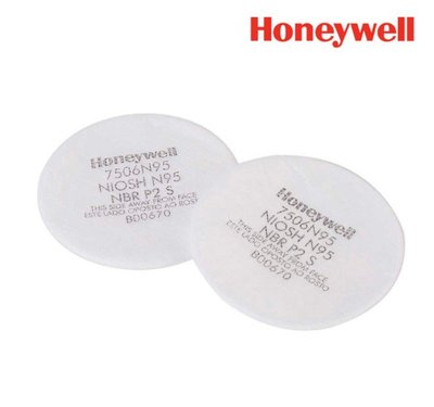 Honeywell 防塵濾棉 NORTH 7506N95濾棉 防毒面具 濾毒罐 10片/包