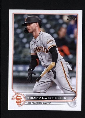 2022 Topps Series 1 #241 Tommy La Stella - San Francisco Giants