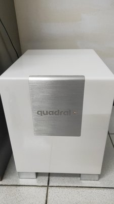 Quadral Qube 10 active  鋼琴烤漆白色 德國喇叭 10吋低音喇叭 二手九成新