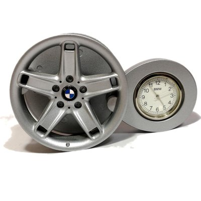 BMW日本BMW原廠精品高級時尚鋁圈輪框造型石英鐘