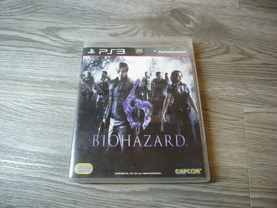 二手  惡靈古堡 6 生化危機  二手遊戲片  PlayStation 3 PS3 遊戲片 BIOHAZARD 6