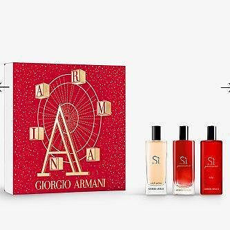 美樂 GIORGIO ARMANI SI 香水禮盒套裝 （15ml x 3支）