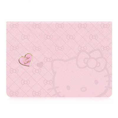 GARMMA Hello Kitty iPad Air360度旋轉摺疊式皮套–心戀粉色