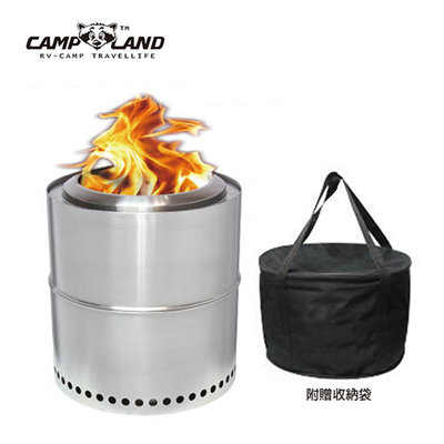 【大山野營】新店桃園 CAMP LAND RV-ST550 遊俠不銹鋼焚火爐 Stove Ranger 焚火台 柴火爐