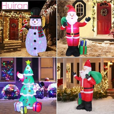 【促銷】2021 LED充氣戶外發光 聖誕樹 聖誕老人 雪人 聖誕裝飾 聖誕節 耶誕節 聖誕小物 家居裝飾