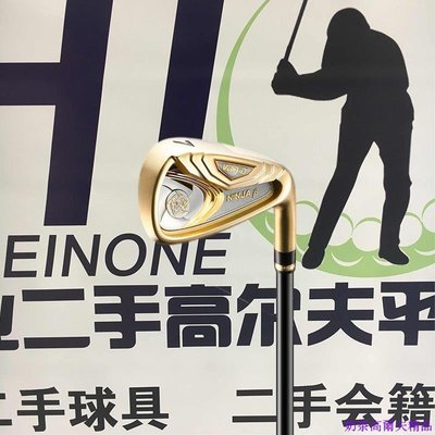 二手高爾夫球桿 男士七號鐵 武士刀六代金色單支鐵桿日本進口正品