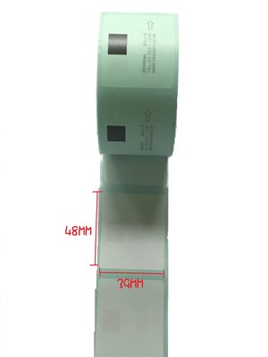 39X48mm貼紙適用:TTP-345/T4e/QL-800/QL-820NW/QL-1110/QL-810W