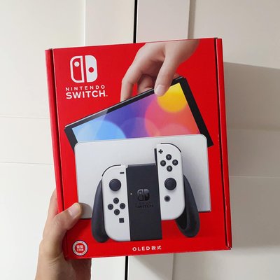 任天堂 Nintendo Switch OLED款式 台灣公司貨 白色主機 原廠保固一年 全新 現貨一台