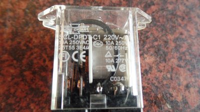 [清倉才有的價格]松川繼電器 SCL-DPDT-C1 220v 10A (同LY2) (空調.鐵捲門.控制)