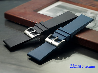 【時間探索】 全新 BLANCPAIN 寶柏 五十噚 代用高科技氟橡膠防水高級錶帶 ( 23mm)