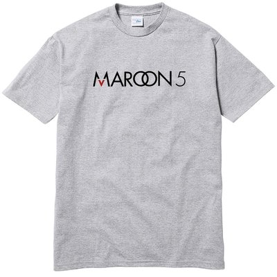 Maroon 5 Logo 短袖T恤 2色 魔力紅Adam Levine英國音樂搖滾吉他迷幻設計插畫樂團