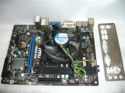 MSI H81M-P33 M-ATX主機板 + Intel Core i3-4130 四代 3.4GHz含風扇