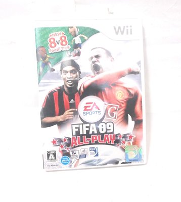 Wii原版遊戲片 --國際足盟大賽09 FIFA 09 ALL PLAY /日文版
