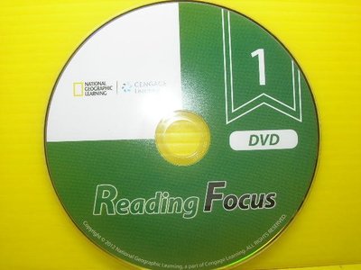 ▀ 博流挖寶館▀ 光碟DVD reading focus 1 national geographic learnoing