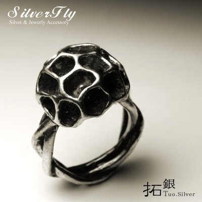 《 SilverFly銀火蟲銀飾 》拓銀-楓果戒指