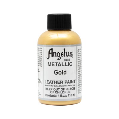 Angelus leather paint [ Gold 金 ] 4oz. 金屬色 METALLIC 改鞋 改色 補色