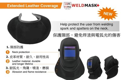 “WELDMASK Plus 威帽+” 護頸配件(皮革材質)