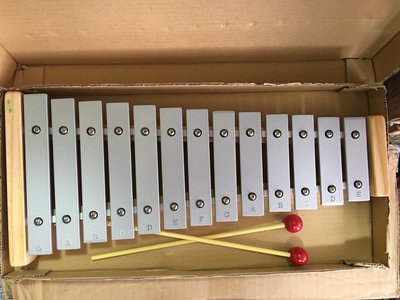 【華邑樂器53041】台製13音鐵琴 (附琴槌 奧福節奏樂器)