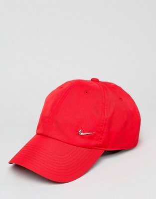 【Footwear Corner 鞋角】Nike Metal Swoosh Red Caps 耐吉金屬立體銀勾 老帽