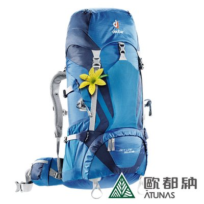 歐都納 德國 Deuter ACT Lite 35+10SL 深藍/藍 輕量拔熱式背包(旅行/登山/健行)