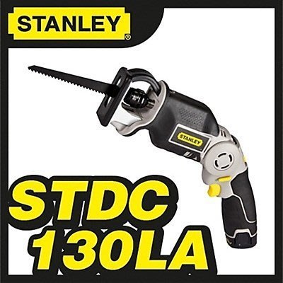 ㊣宇慶S舖㊣ STANLEY 史丹利 STDC130LA 10.8V 三段式 軍刀鋸 充電式軍刀鋸 雙電池 大全套